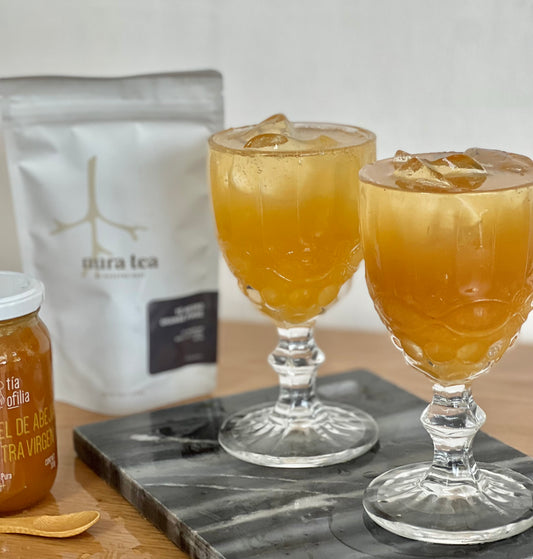 Receta naranjada con té negro