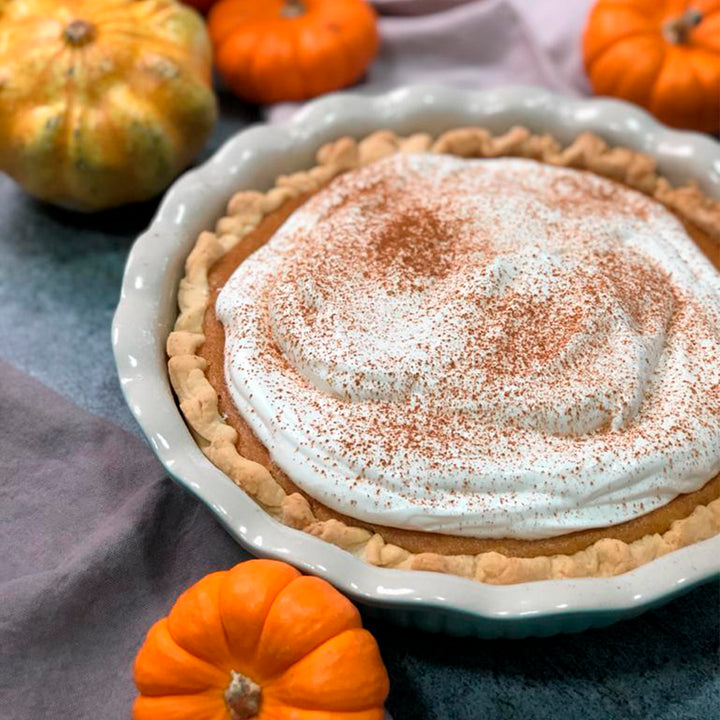 Pay de Calabaza con Chai Latte
