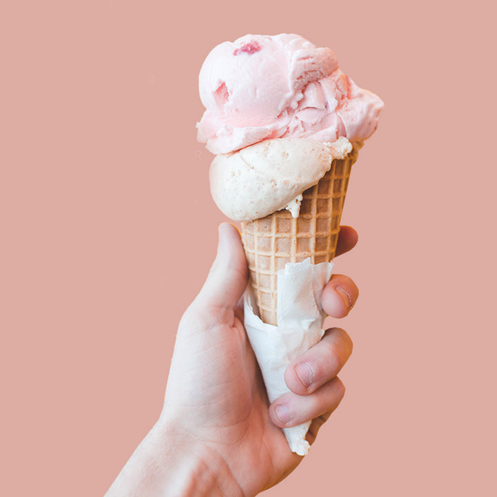 Nieve Saludable de Rosa Latte