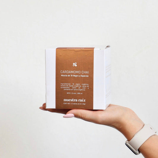 Sobrecitos de cardamomo chai