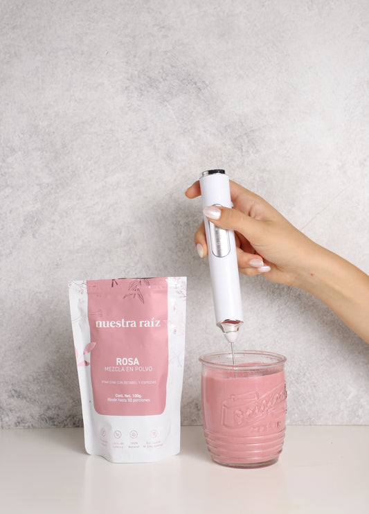 Espumador/ mezclador de leche eléctrico