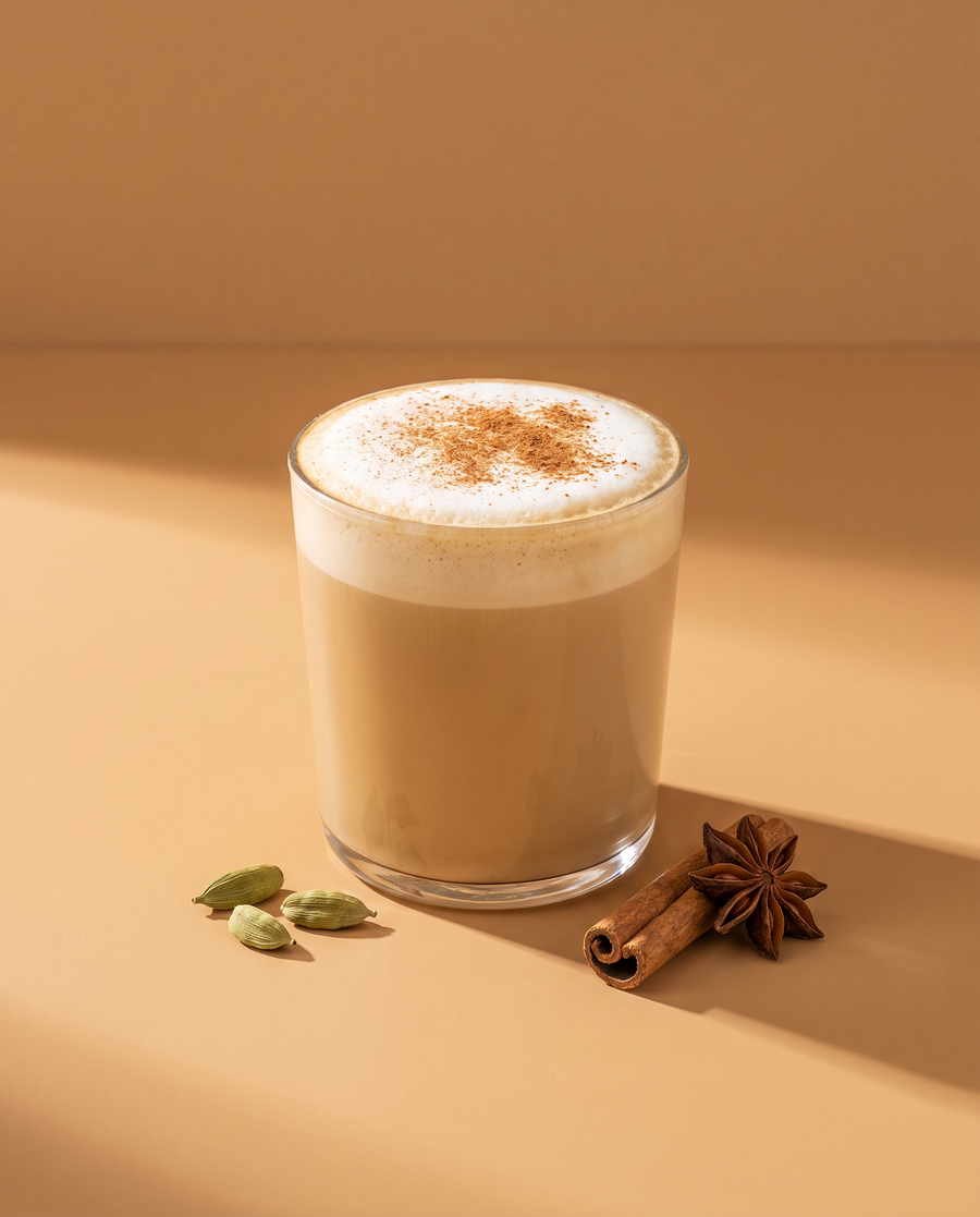 Cardamomo Chai preparado