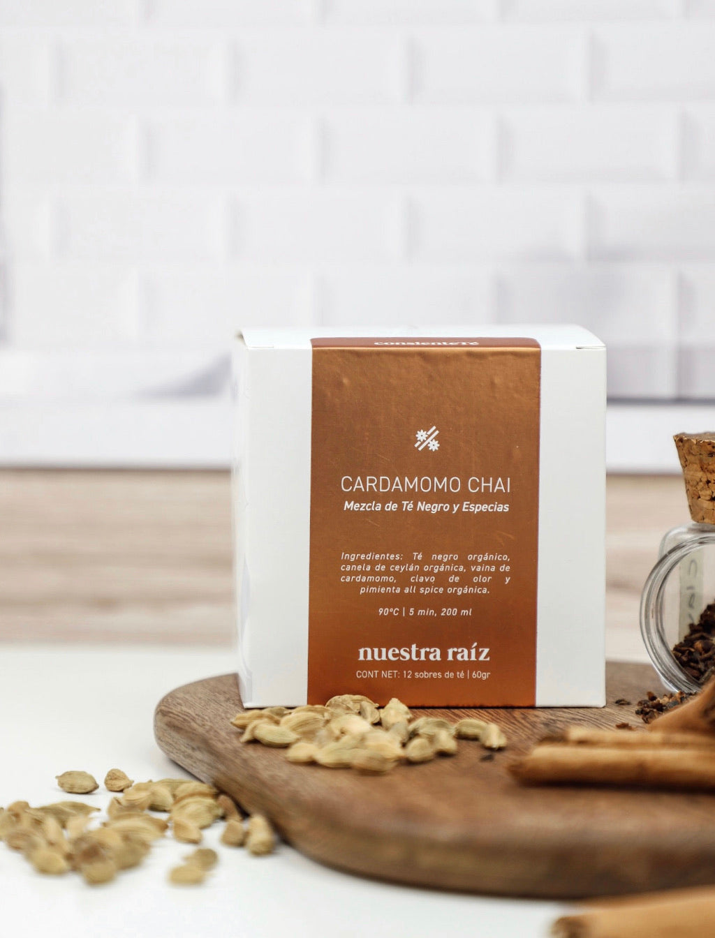 Caja de sobres Cardamomo Chai - Té