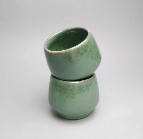 Set de Tetera y Tazas de cerámica