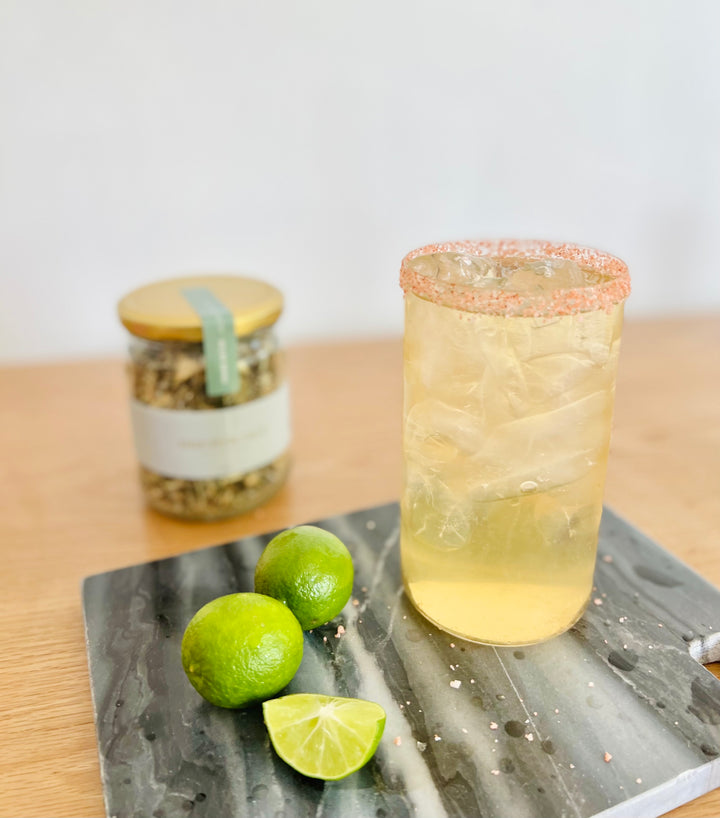Receta Verde Limón en las rocas