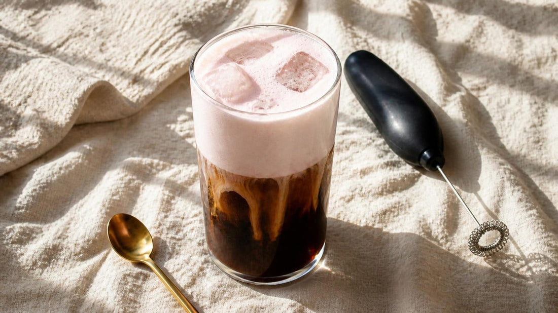 Cold foam rosa: receta fácil sin colorantes