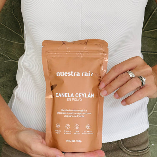 Canela de Ceylán orgánica pulverizada