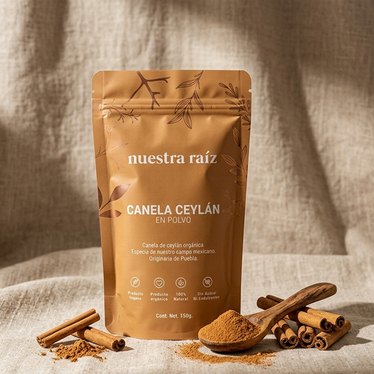 Canela de Ceylán orgánica pulverizada