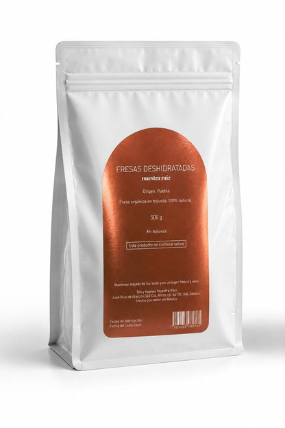 Fresa Deshidratada - 500 GRAMOS Bolsa Refil