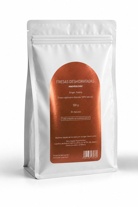Fresa Deshidratada - 500 GRAMOS Bolsa Refil