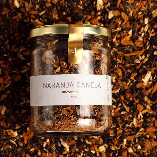 blend de te negro con clavo, canela, naranja