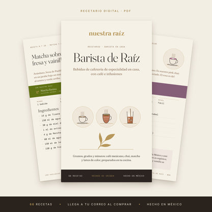 Recetario Barista de Raíz